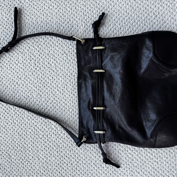 Gucci Brown Calfskin Leather 1955 Horsebit Cinch Shoulder and Crossbody Bag - Picture 8 of 15